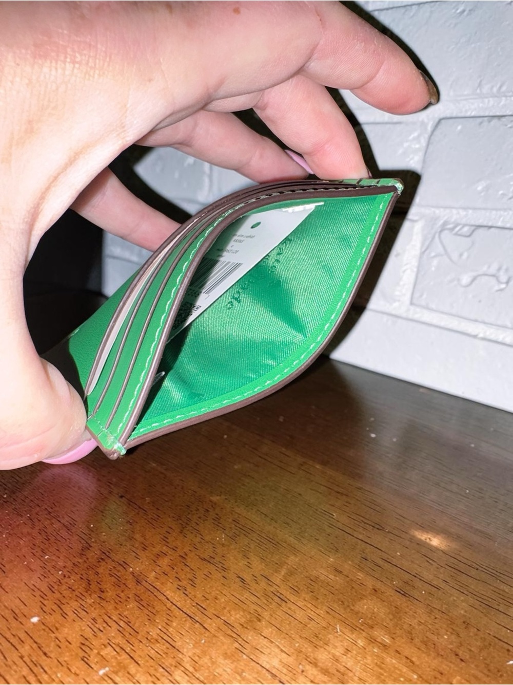 kate spade Watermelon Cardholder - Green & Red NWT - Picture 3 of 4